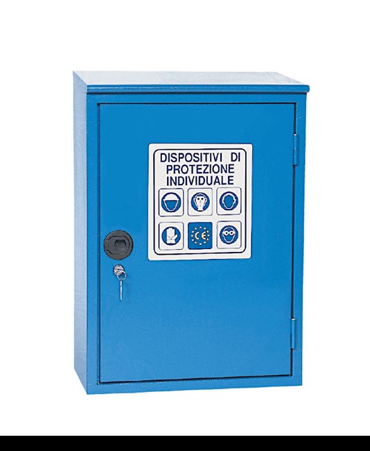 Cassetta per dispositivi di protezione individuale  Pegaso Blu
