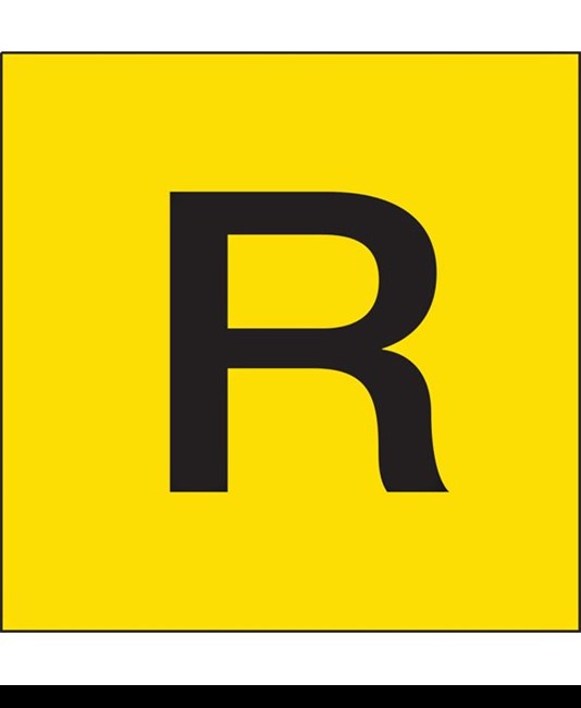 Etichette in pellicola autoadesiva "R"