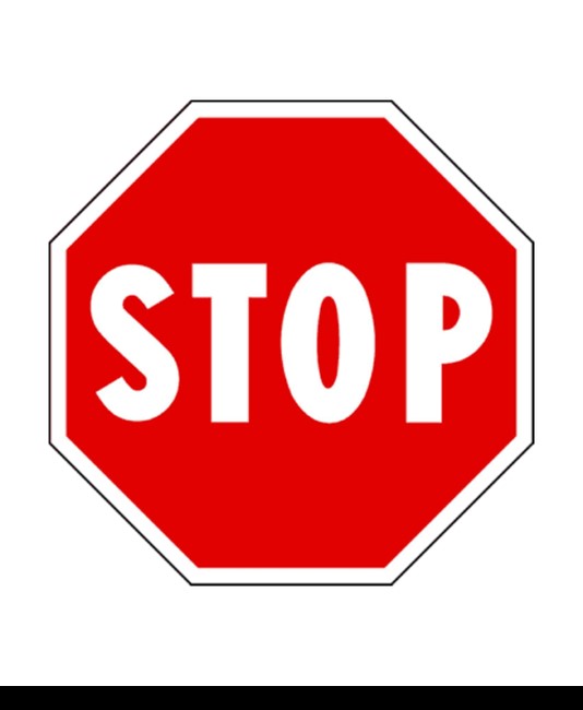 Cartello di stop  fermarsi e dare precedenza