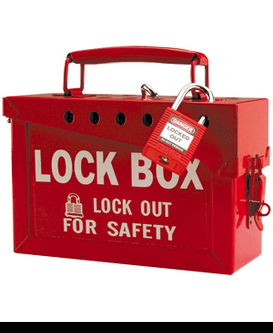 Lock box per bloccaggio/sbloccaggio macchinari