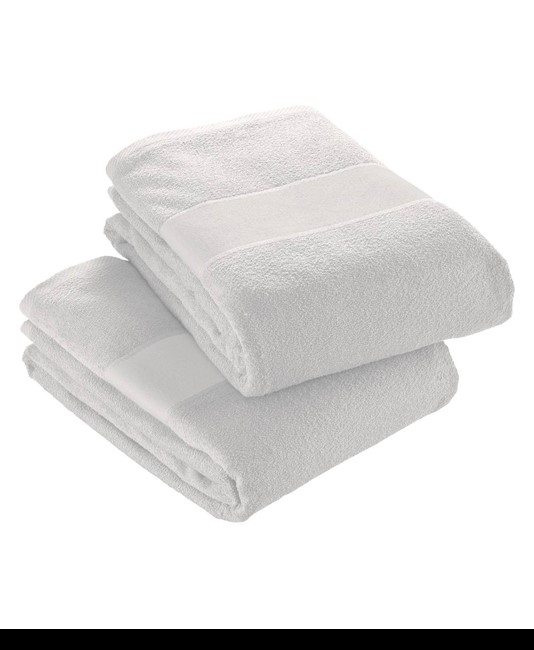 Asciugamano 100% cotone 400 g/m2 bianco 40x60 cm