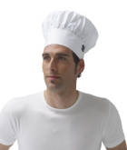 Ingrandisci Berretto da cuoco Jack 100% cotone taglia unica bianco