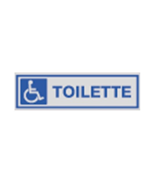 Pellicola adesiva per interni 'toilette' con simbolo disabili