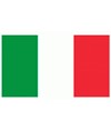 Bandiera Italia cucita