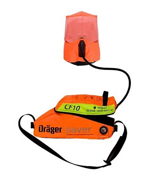 Autorespiratore a ciclo aperto di emergenza Drager Saver CF10