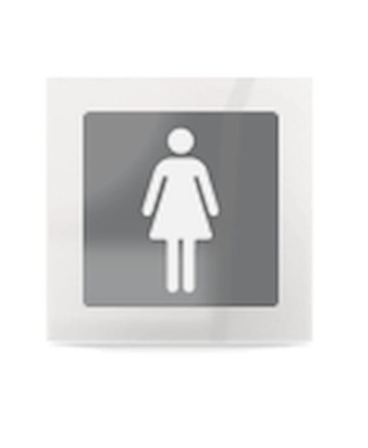 Cartello 'toilette donna'