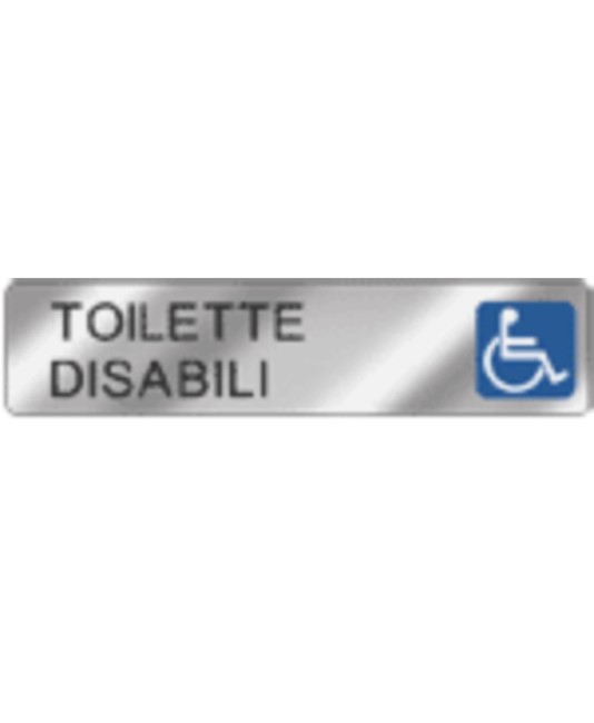 Cartello per interni 'toilette disabili'  EasyFix